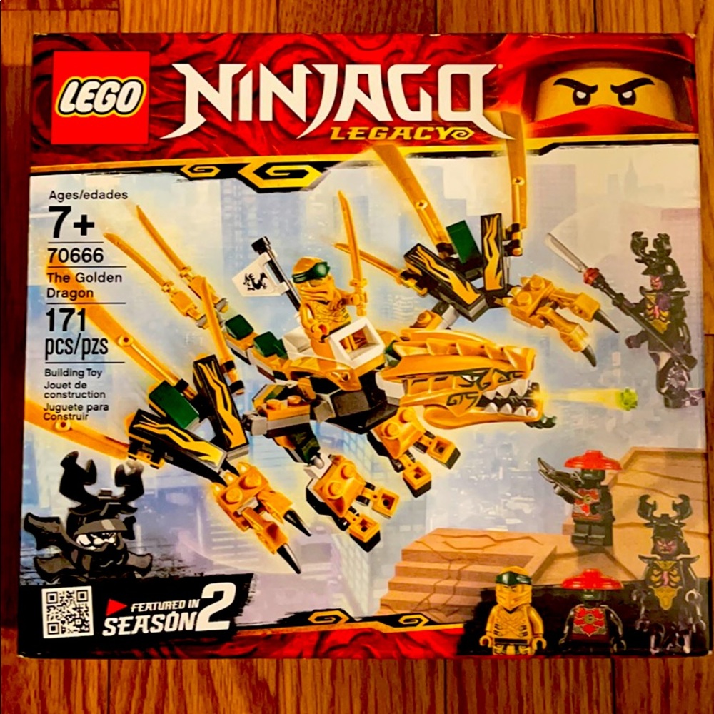 Golden Dragon Ninjago Lego Set